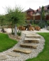 Zahradní schody z kamene, betonu nebo cihel?