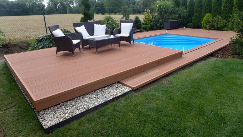 Slide wood - posuvné zakrytí bazénu